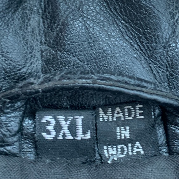 Vintage Leather Pullover Shirt/Jacket zipper side seams MOB ❣️Reasonable Offers💟 - Picture 11 of 16